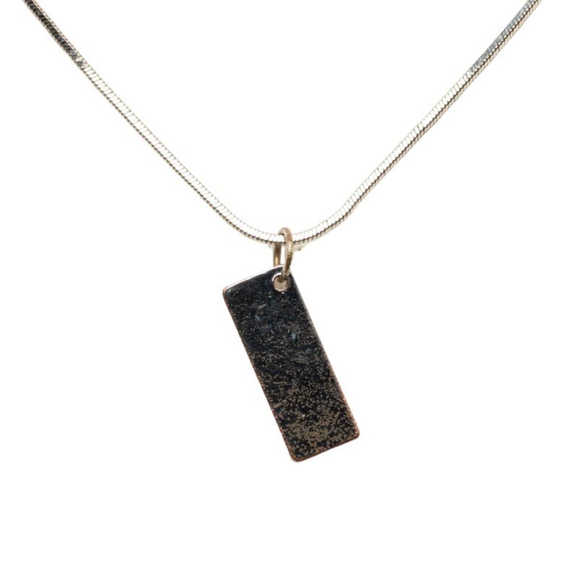 Dior Christian Dior Dior Trotter Necklace Silver Pink Metal Women's Size ONE SIZE - 2 Thumbnail