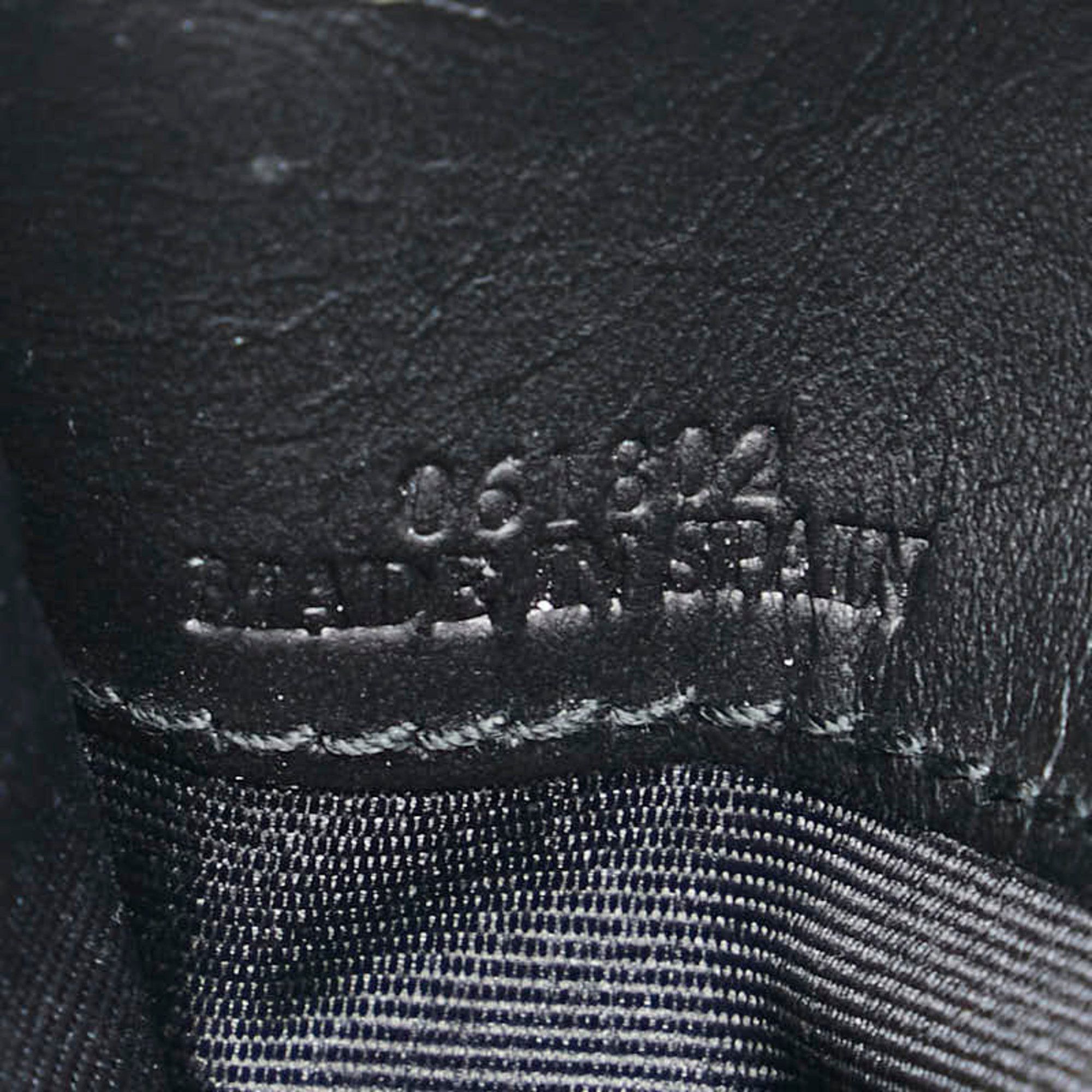 Loewe LOEWE Anagram Linen Bi-fold Wallet Black Leather Men's Size ONE SIZE - 10 Thumbnail