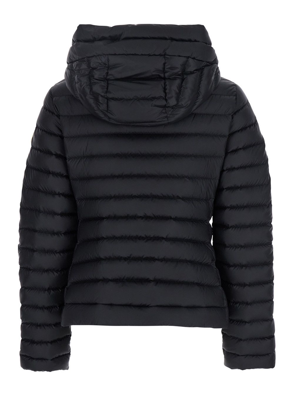 Moncler 'Ige' Black Down Jacket with Logo Patch on the Sleeve in Tech Fabric Woman Size M / US 6-8 / IT 42-44 - 2 Thumbnail