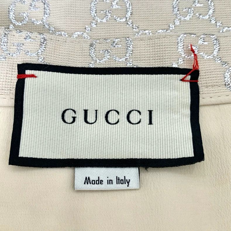 Gucci Gucci Beige Logo Jacquard Wool Skirt-dmc Size 36" / US 14 / IT 50 - 5 Thumbnail