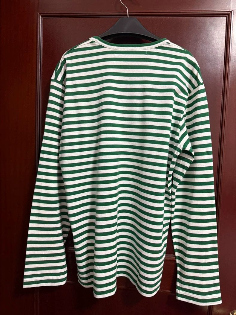 Comme des Garcons CDG Play Striped Long Sleeve T-Shirt-dmc Size US L / EU 52-54 / 3 - 3 Thumbnail