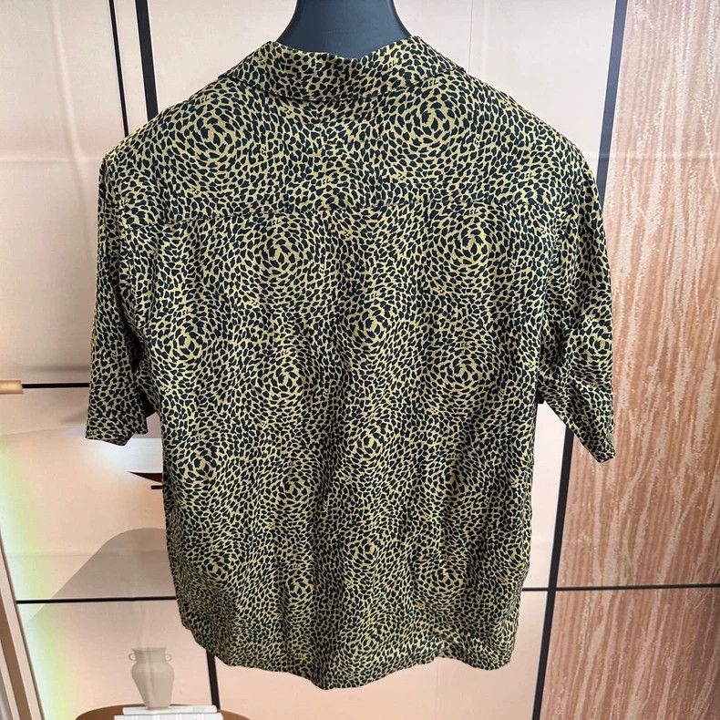 Saint Laurent Paris Saint Laurent Classic Leopard Print Short Sleeve Shirt-dmc Size US M / EU 48-50 / 2 - 2 Thumbnail