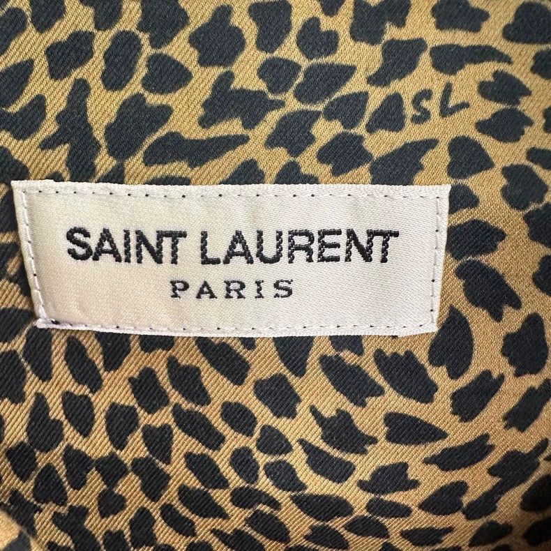 Saint Laurent Paris Saint Laurent Classic Leopard Print Short Sleeve Shirt-dmc Size US M / EU 48-50 / 2 - 3 Thumbnail