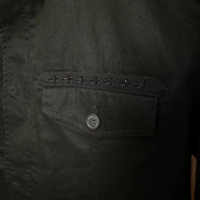Saint Laurent Paris Black Red Work Jacket from Saint Laurent-dmc Size US M / EU 48-50 / 2 - 3 Thumbnail