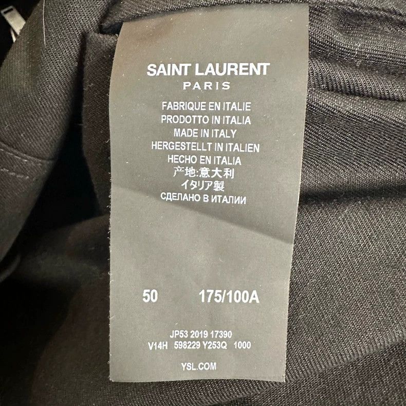 Saint Laurent Paris Black Red Work Jacket from Saint Laurent-dmc Size US M / EU 48-50 / 2 - 6 Thumbnail