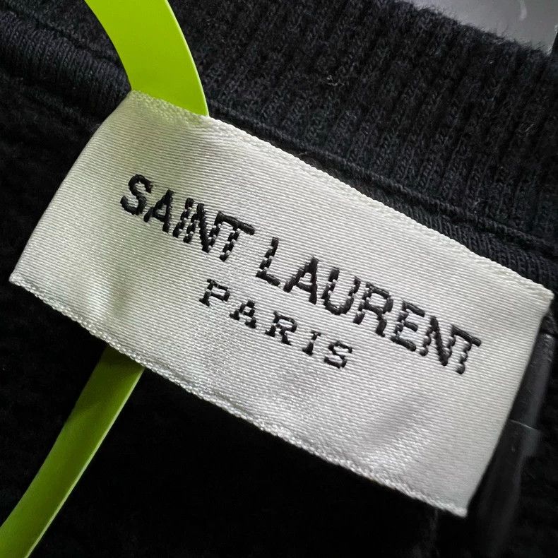 Saint Laurent Paris Saint Laurent Black Graphic Sweatshirt-dmc Size US S / EU 44-46 / 1 - 3 Thumbnail