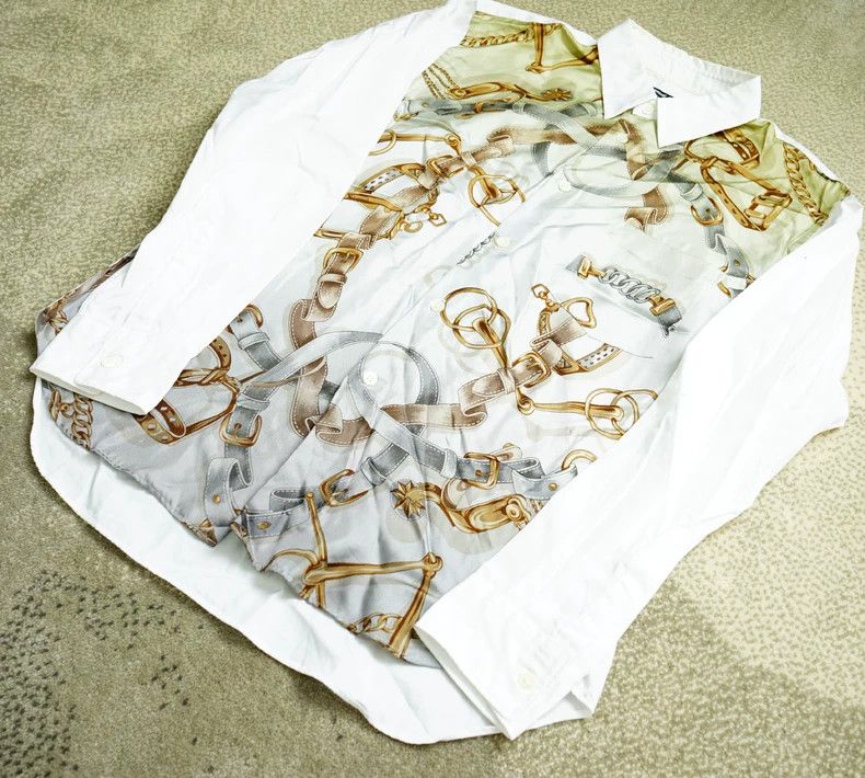 Comme des Garcons Silk Patchwork Shirt by Comme des Garçons-dmc Size US S / EU 44-46 / 1 - 2 Thumbnail