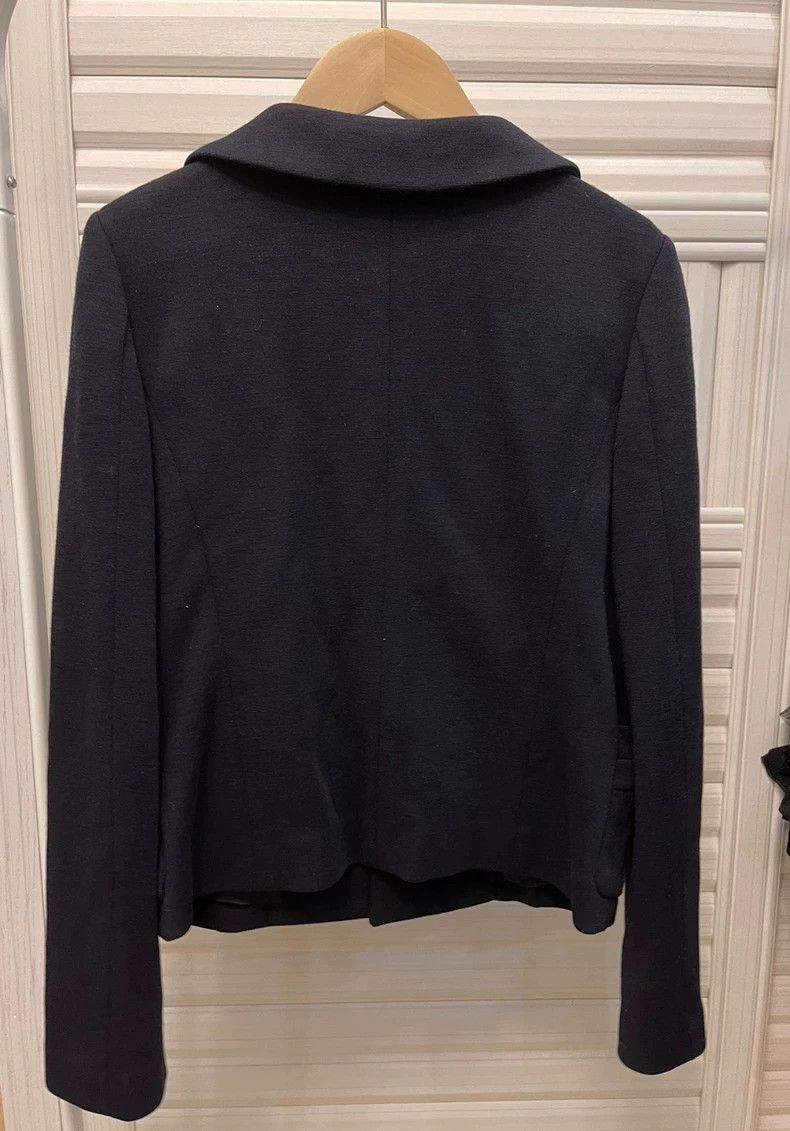 Comme des Garcons Navy Blue Bow Detail Jacket-dmc Size US S / EU 44-46 / 1 - 2 Thumbnail