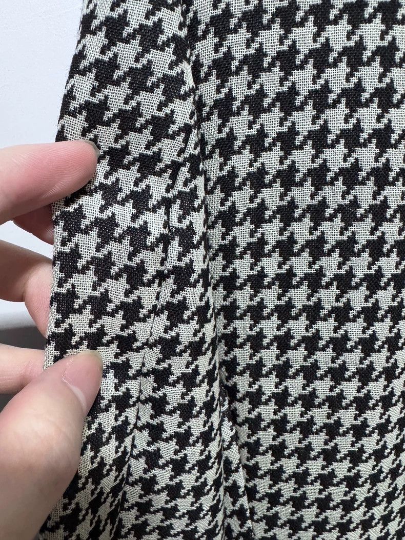 Saint Laurent Paris Saint Laurent Houndstooth Blazer With Leather Collar-dmc Size US L / EU 52-54 / 3 - 3 Thumbnail