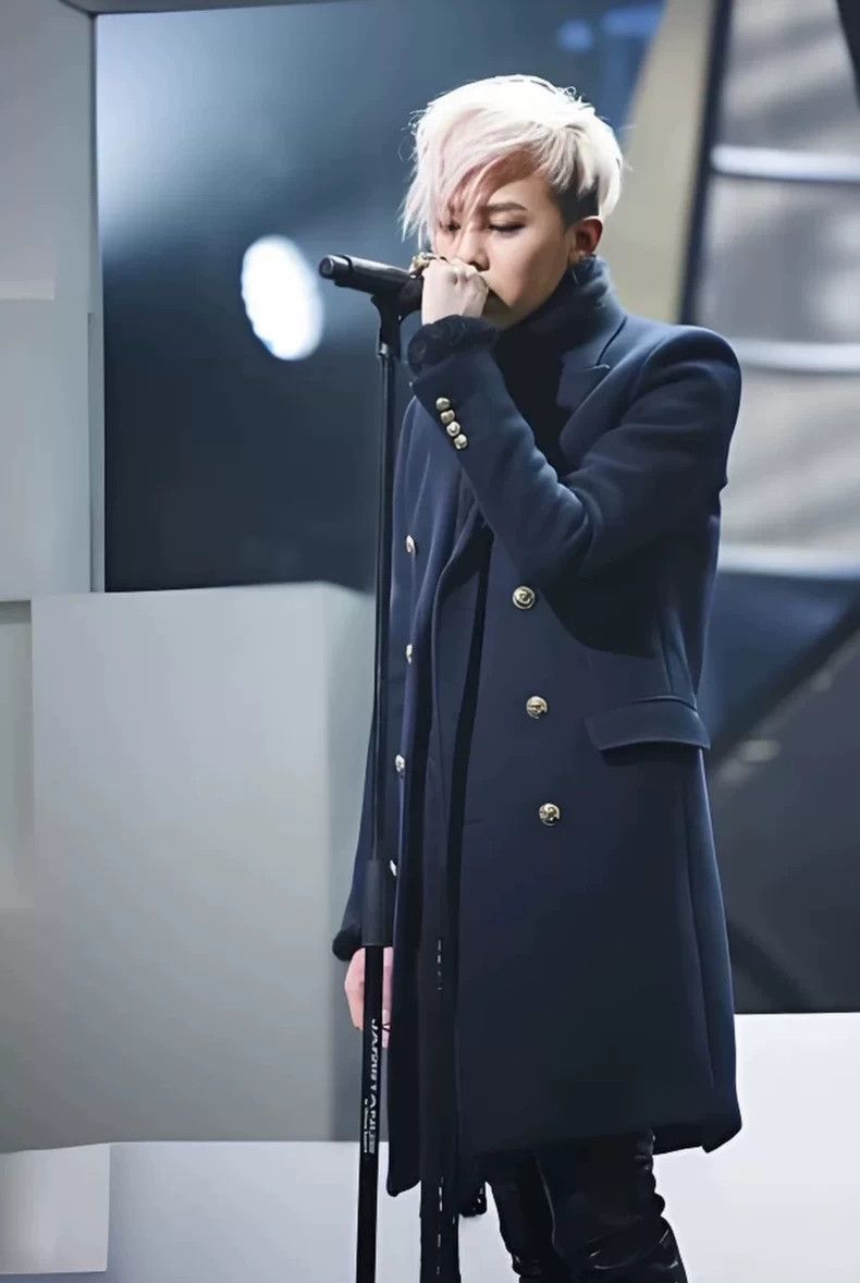 Saint Laurent Paris Saint Laurent Double-Breasted Navy Coat-dmc Size US L / EU 52-54 / 3 - 7 Thumbnail