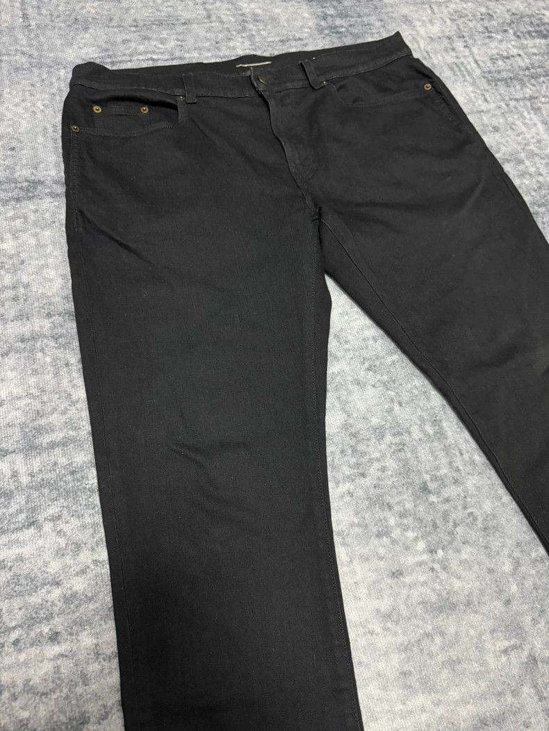 Saint Laurent Paris Classic Black Stretch Denim Pants from Saint Laurent-dmc Size US 36 / EU 52 - 3 Thumbnail