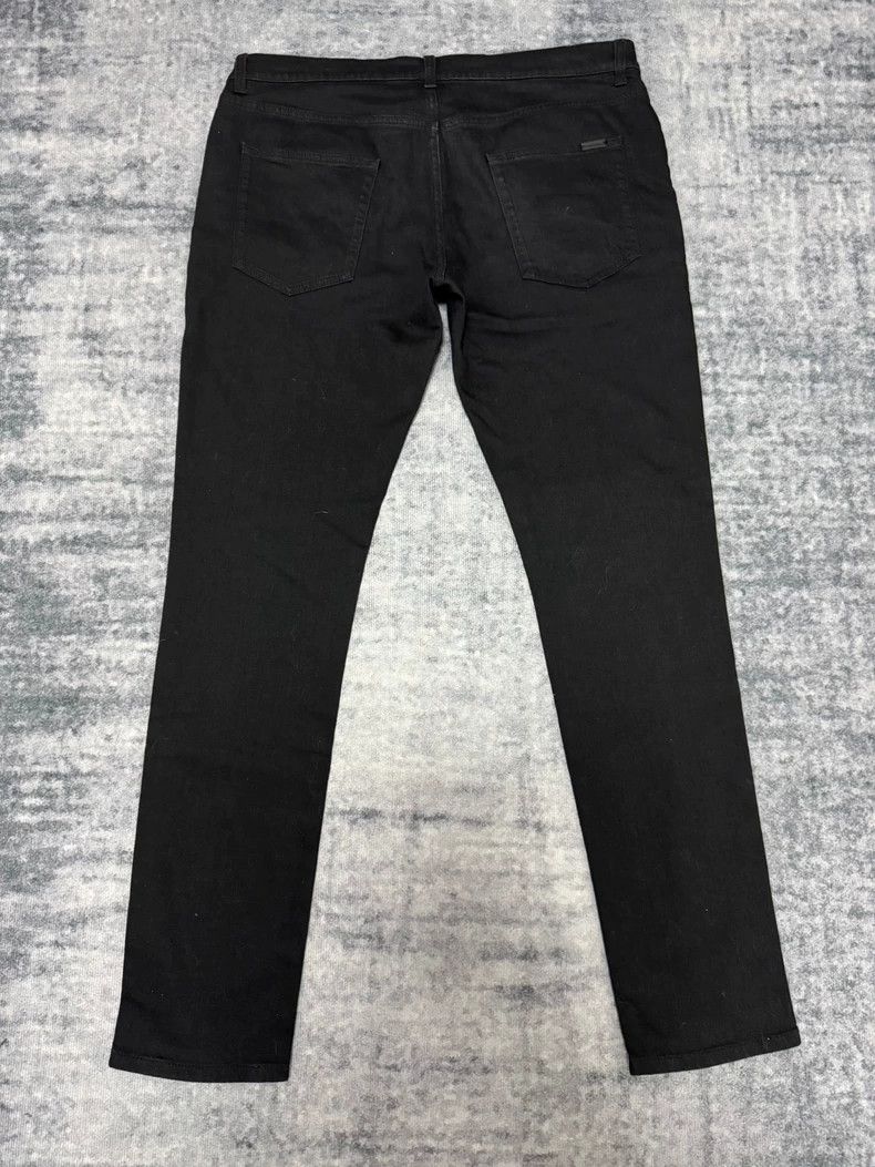Saint Laurent Paris Classic Black Stretch Denim Pants from Saint Laurent-dmc Size US 36 / EU 52 - 2 Thumbnail