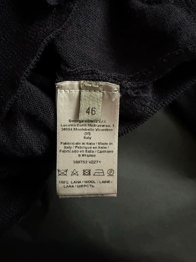 Bottega Veneta Navy Wool Cardigan for Men-dmc Size US L / EU 52-54 / 3 - 3 Thumbnail