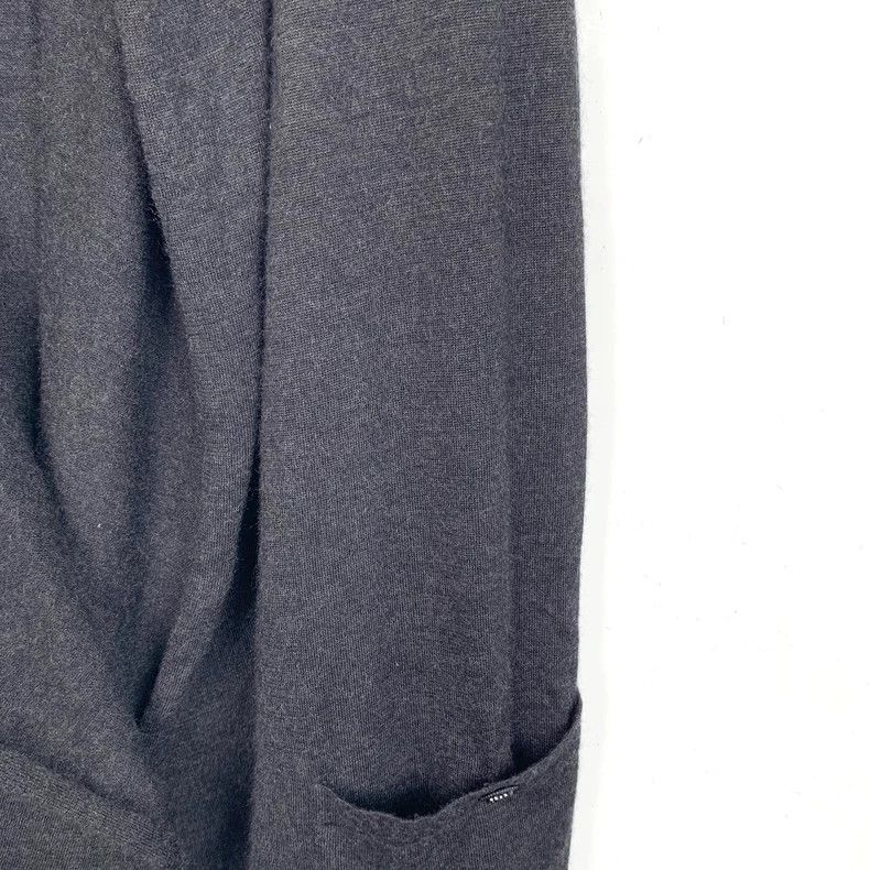 Chanel Chanel Dark Gray Hooded Cardigan Long Coat-dmc Size US XXS / EU 40 - 4 Thumbnail
