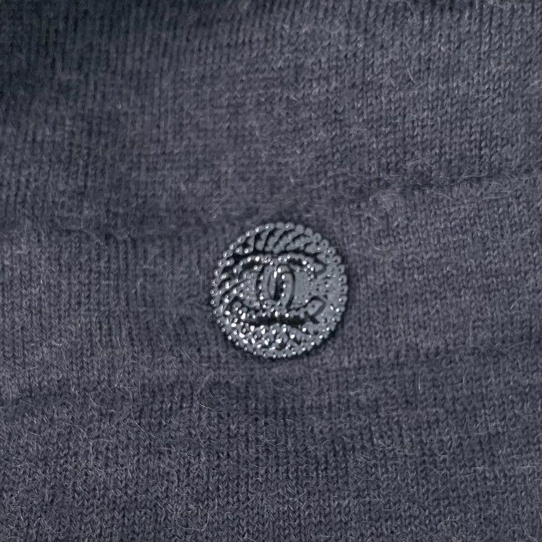 Chanel Chanel Dark Gray Hooded Cardigan Long Coat-dmc Size US XXS / EU 40 - 6 Thumbnail