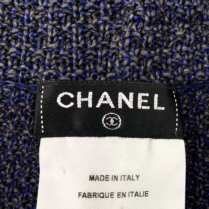 Chanel Chanel Striped Knit Casual Shorts Size 34-dmc Size US 34 / EU 50 - 6 Thumbnail
