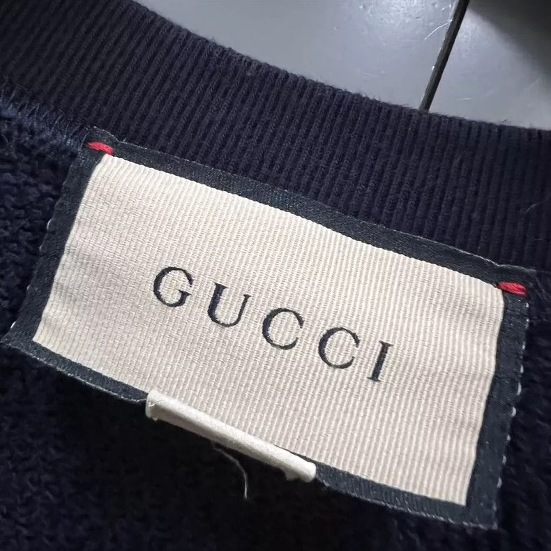 Gucci Gucci Cat Logo Crewneck Sweatshirt-dmc Size US XS / EU 42 / 0 - 5 Thumbnail