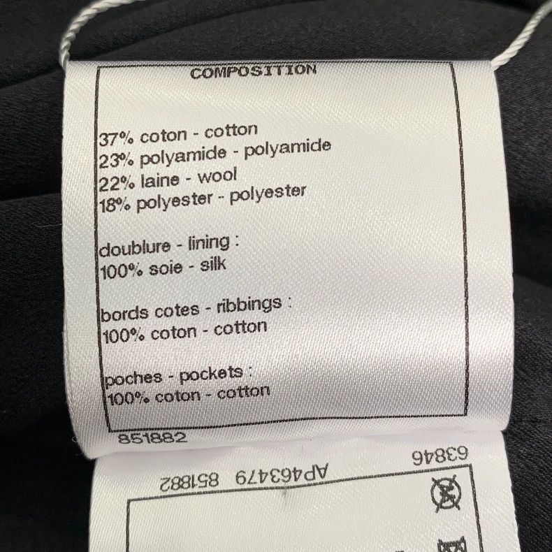 Chanel Black Chanel Embroidered Zip Jacket-dmc Size US XXS / EU 40 - 8 Thumbnail