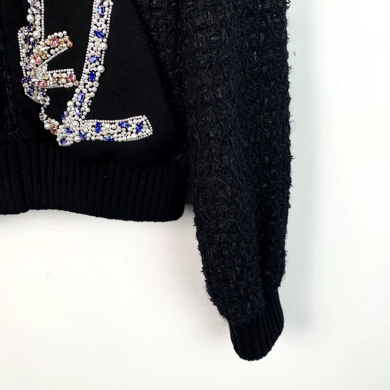 Chanel Black Chanel Embroidered Zip Jacket-dmc Size US XXS / EU 40 - 5 Thumbnail