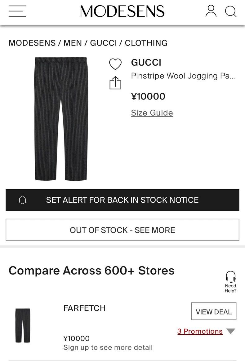 Gucci Gucci Men's Blue Stripe Casual Pants-dmc Size US 31 - 3 Thumbnail