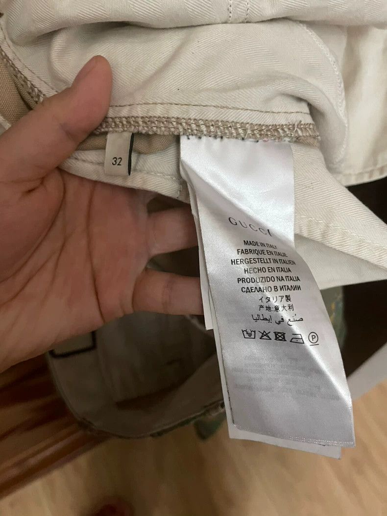 Gucci Gucci Floral Men's Jeans Size 33-dmc Size US 33 - 5 Thumbnail