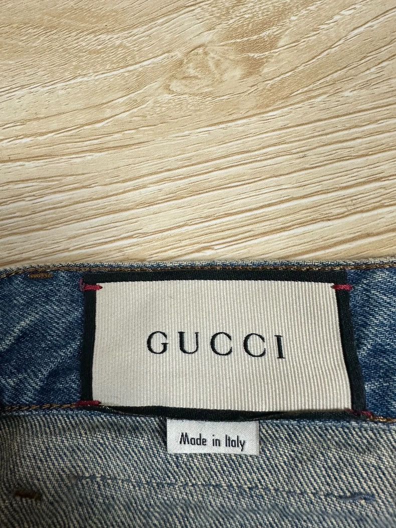 Gucci Limited Edition Embroidered Denim Pants-dmc Size US 34 / EU 50 - 4 Thumbnail