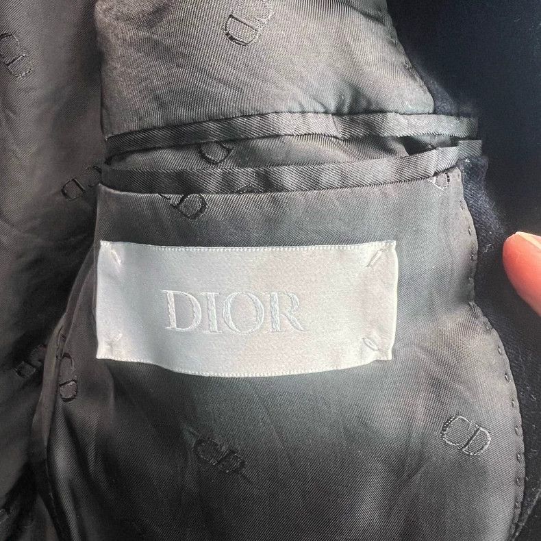 Dior Black Velvet Single Breasted Suit Jacket-dmc Size US M / EU 48-50 / 2 - 3 Thumbnail
