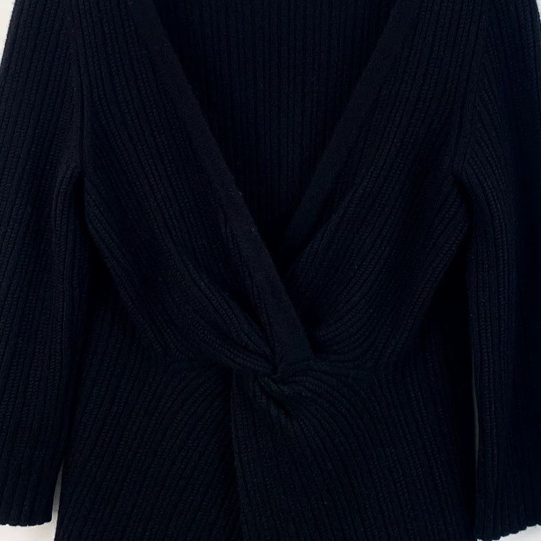 Chanel Chanel Black Cashmere Long Sleeve Sweater-dmc Size US S / EU 44-46 / 1 - 5 Thumbnail