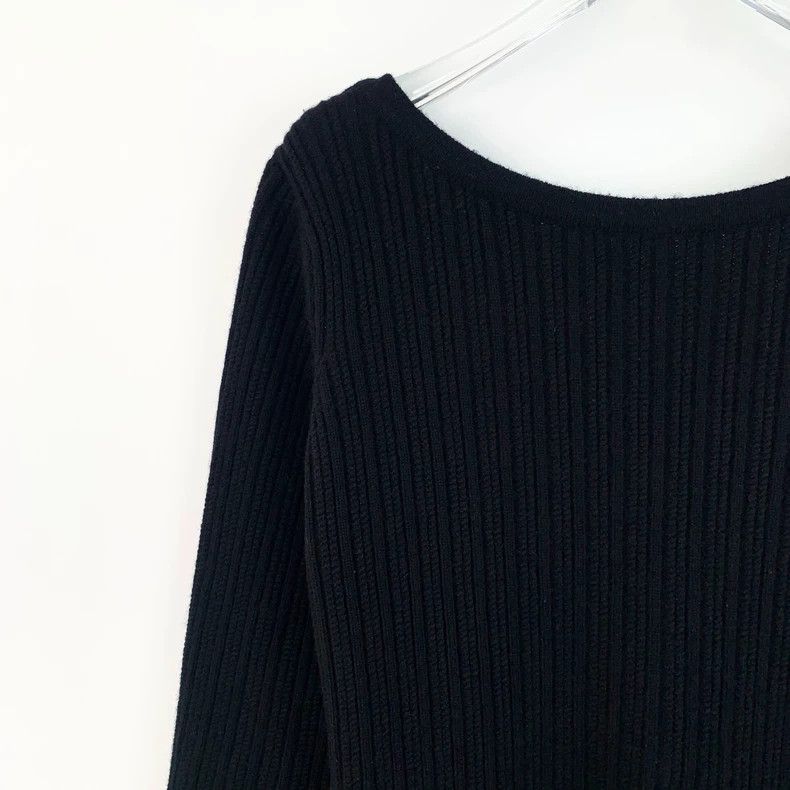 Chanel Chanel Black Cashmere Long Sleeve Sweater-dmc Size US S / EU 44-46 / 1 - 3 Thumbnail