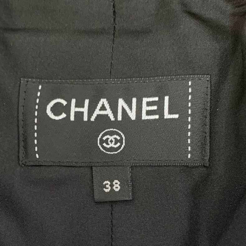 Chanel Chanel Black Wool Silk Straight Pants-dmc Size US 38 / EU 54 - 7 Thumbnail