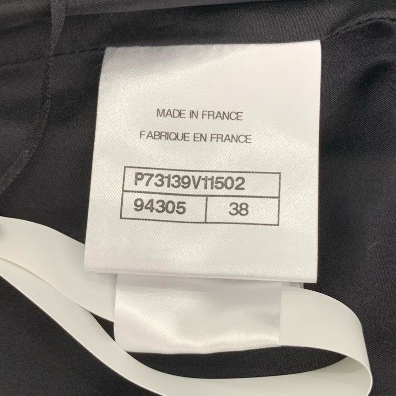 Chanel Chanel Black Wool Silk Straight Pants-dmc Size US 38 / EU 54 - 8 Thumbnail