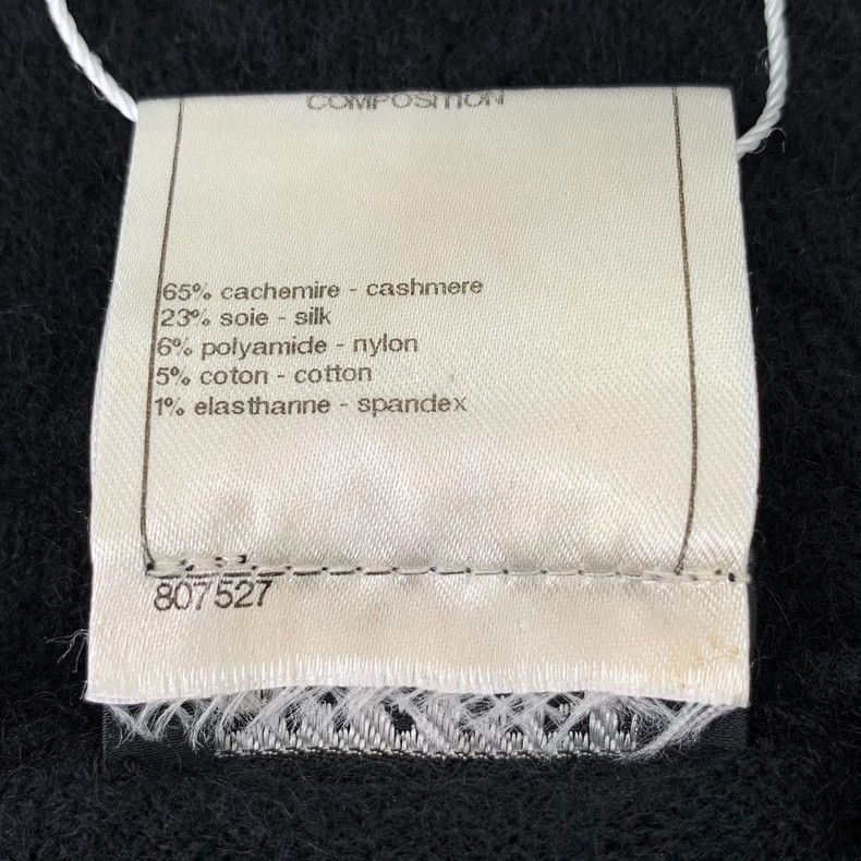 Chanel Chanel Black Knit Short Sleeve Sweater-dmc Size US XS / EU 42 / 0 - 6 Thumbnail
