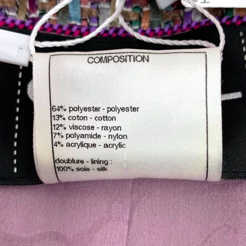 Chanel Purple Double-Breasted Knit Jacket by Chanel-dmc Size US XXS / EU 40 - 8 Thumbnail