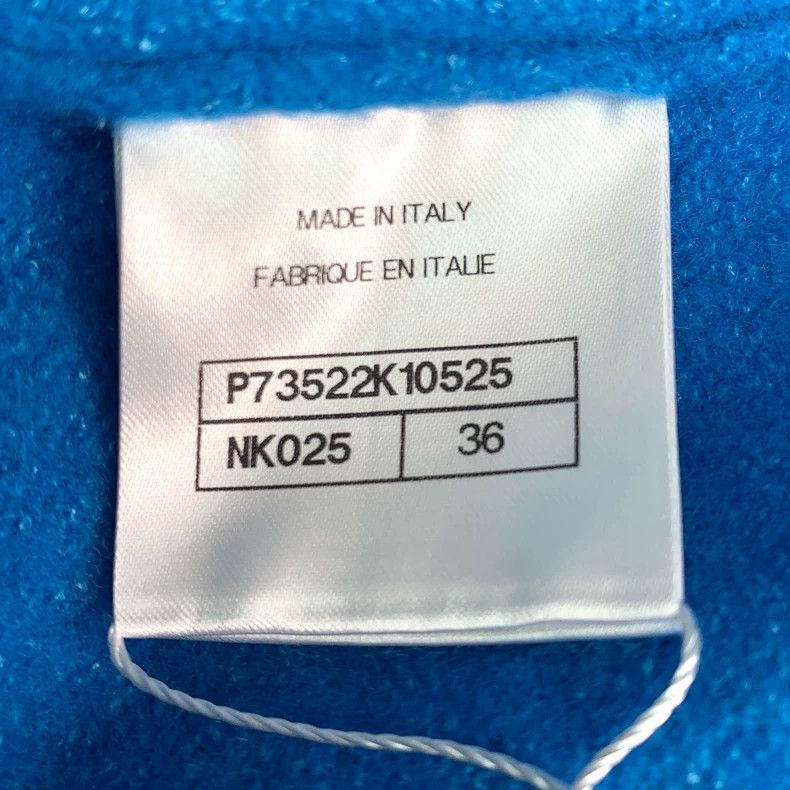 Chanel Chanel Blue Wool Long Sleeve Cardigan-dmc Size US XS / EU 42 / 0 - 7 Thumbnail