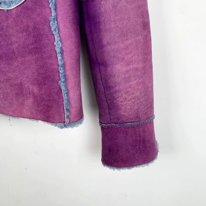 Chanel Purple Shearling Collar Chanel Jacket XS-dmc Size US XS / EU 42 / 0 - 4 Thumbnail