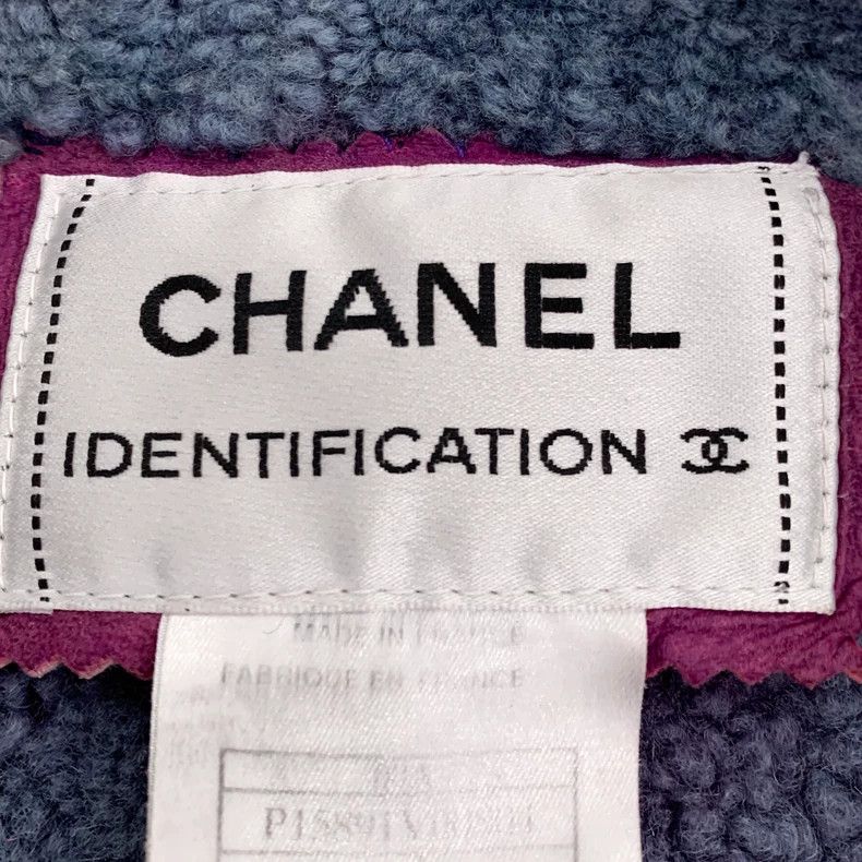 Chanel Purple Shearling Collar Chanel Jacket XS-dmc Size US XS / EU 42 / 0 - 5 Thumbnail