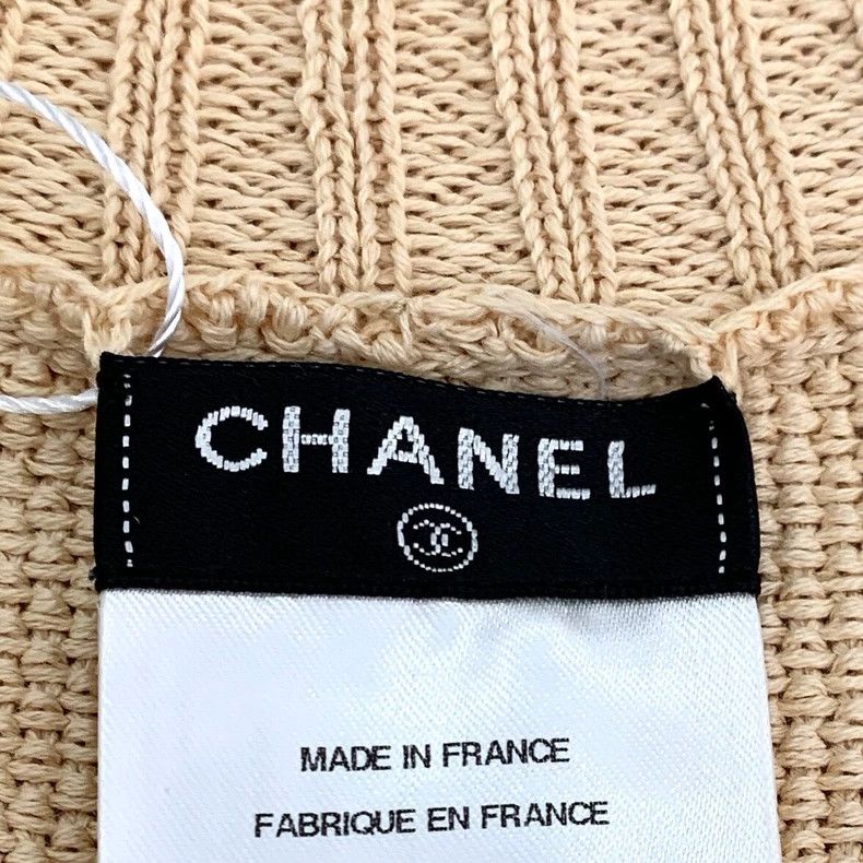 Chanel Chanel Beige Sleeveless Knit Top-dmc Size US XS / EU 42 / 0 - 5 Thumbnail