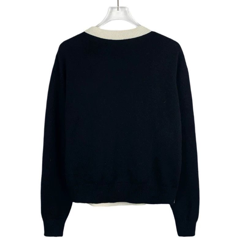 Chanel Black and White Knit Sweater with Doves-dmc Size US S / EU 44-46 / 1 - 2 Thumbnail