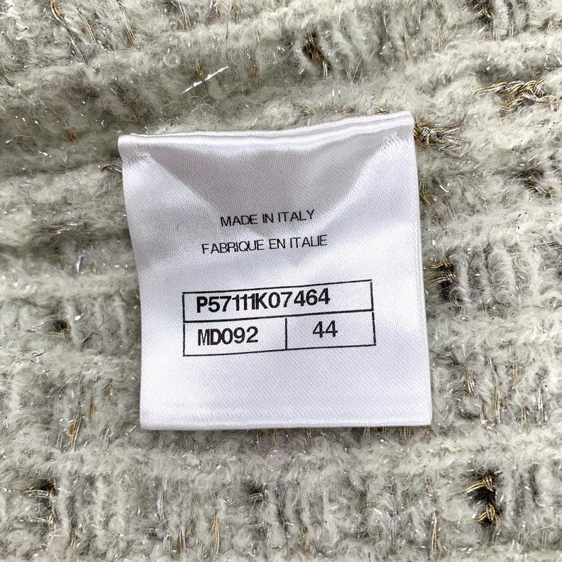 Chanel Chanel Beige V-Neck Long Sleeve Sweater-dmc Size US L / EU 52-54 / 3 - 7 Thumbnail