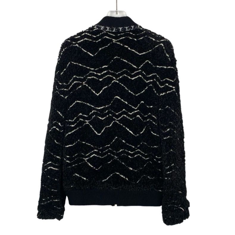 Chanel Black Teddy Jacket with CC Logo-dmc Size US S / EU 44-46 / 1 - 2 Thumbnail
