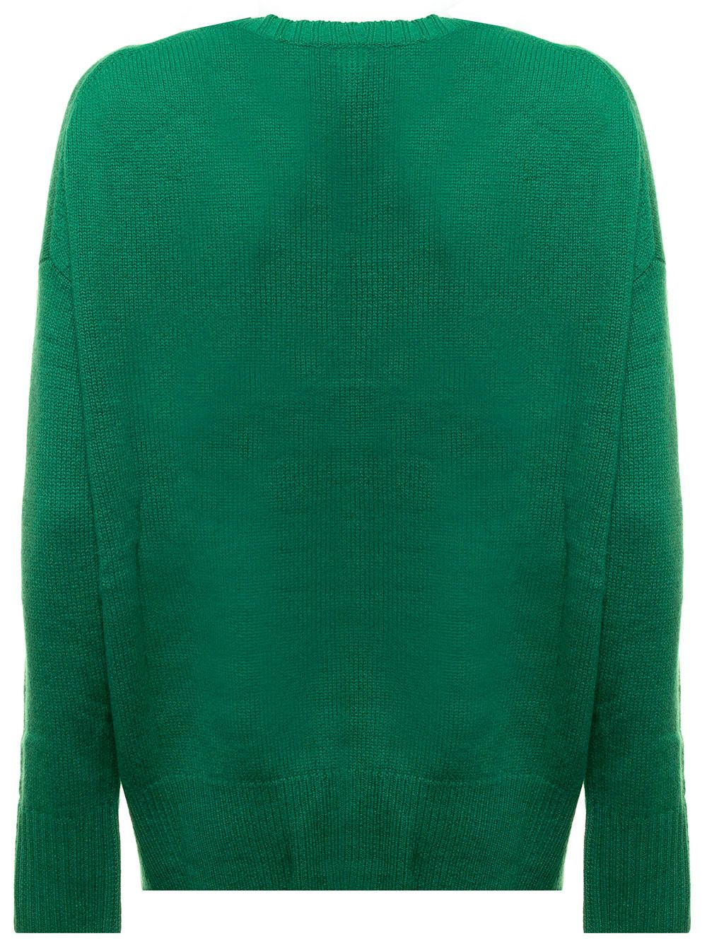 Allude Cashmere Green Sweater Allude Woman Size XS / US 0-2 / IT 36-38 - 2 Thumbnail