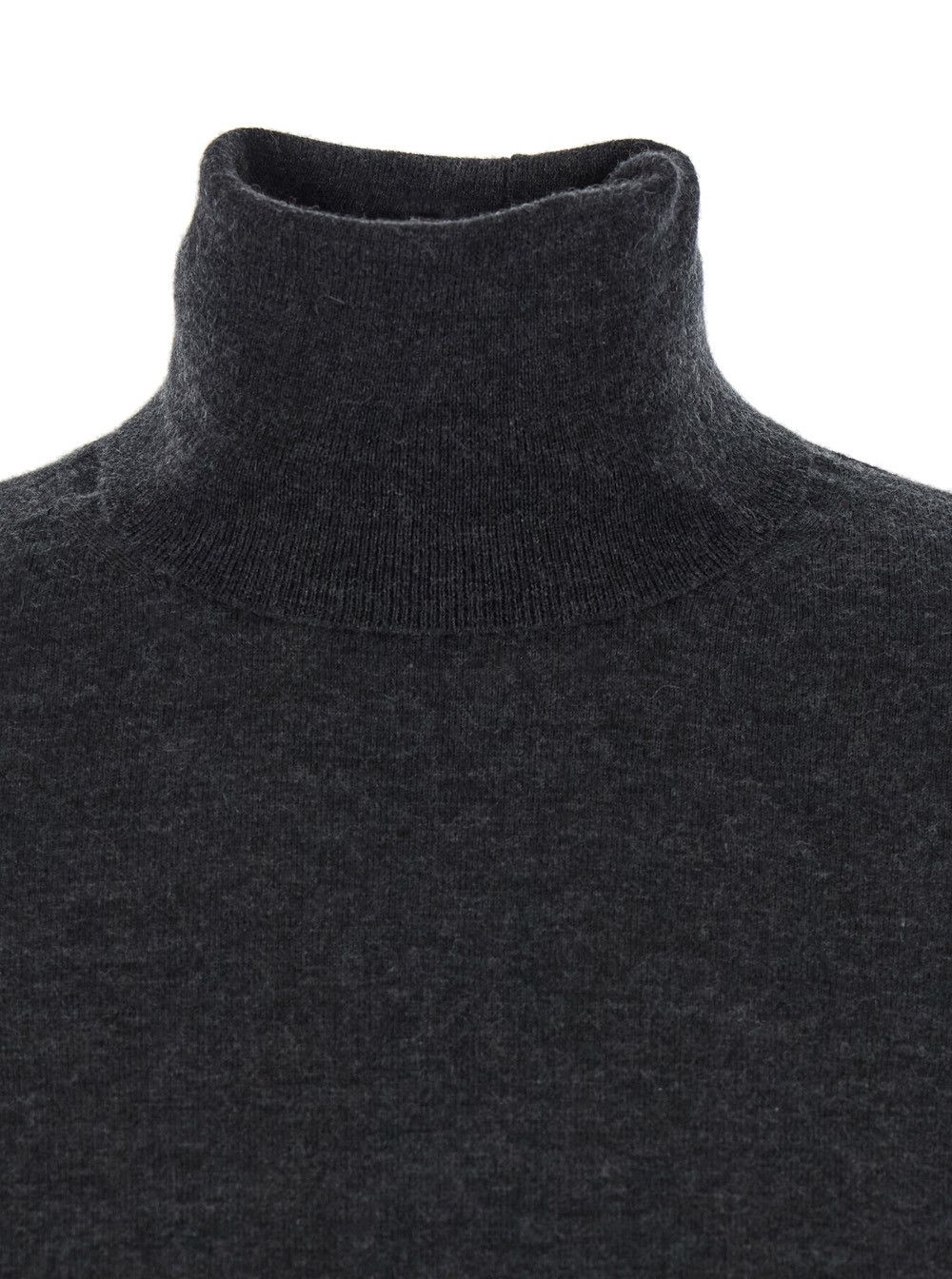 Max Mara 'Adda' Grey High Neck Sweater in Cashmere Woman Size M / US 6-8 / IT 42-44 - 3 Thumbnail