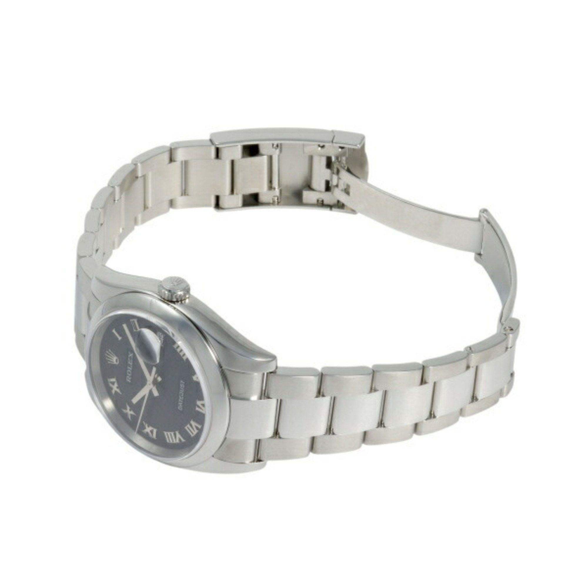 Rolex ROLEX Datejust 36 116200 Black Roman Dial Watch Men's __ Size ONE SIZE - 3 Thumbnail