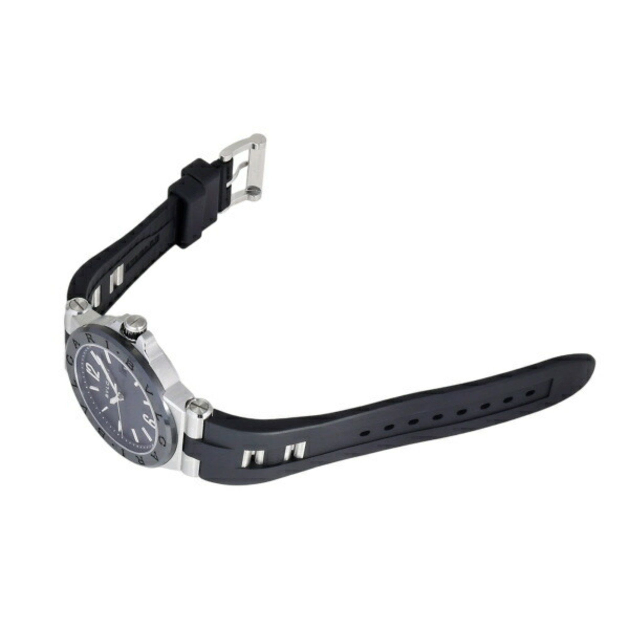 Bvlgari BVLGARI Diagono Ceramic 102029 DG42BSCVD Black Dial Men's Watch __ Size ONE SIZE - 3 Thumbnail