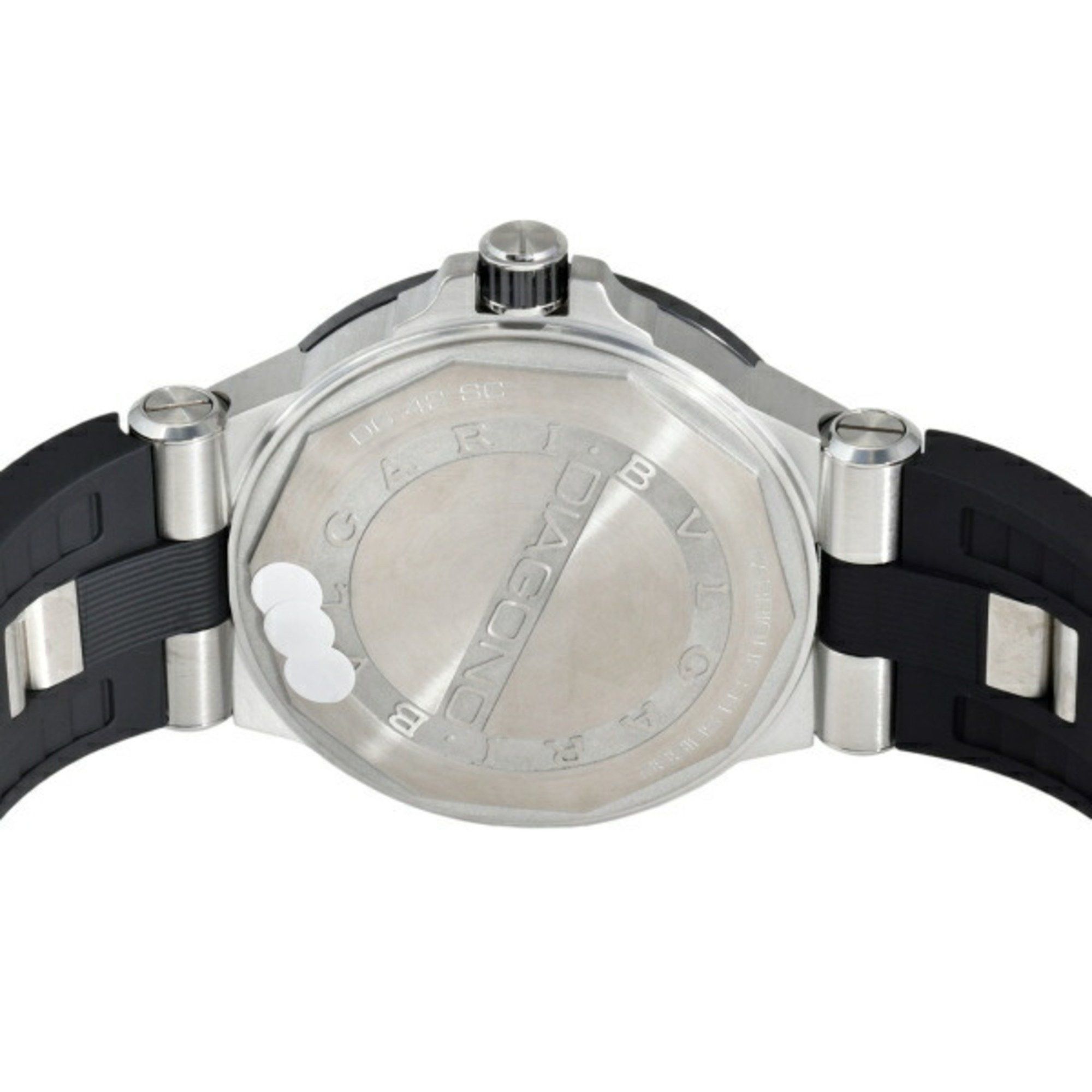 Bvlgari BVLGARI Diagono Ceramic 102029 DG42BSCVD Black Dial Men's Watch __ Size ONE SIZE - 5 Thumbnail