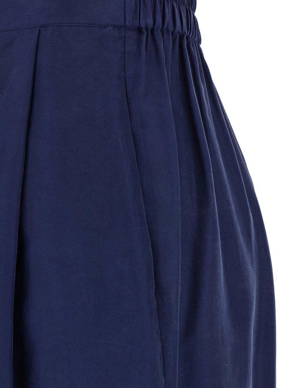 Missoni 'Boto' Blue Palazzo Pants with Pences and Rear Elastic Waist in Silk Woman Size 28" / US 6 / IT 42 - 3 Thumbnail