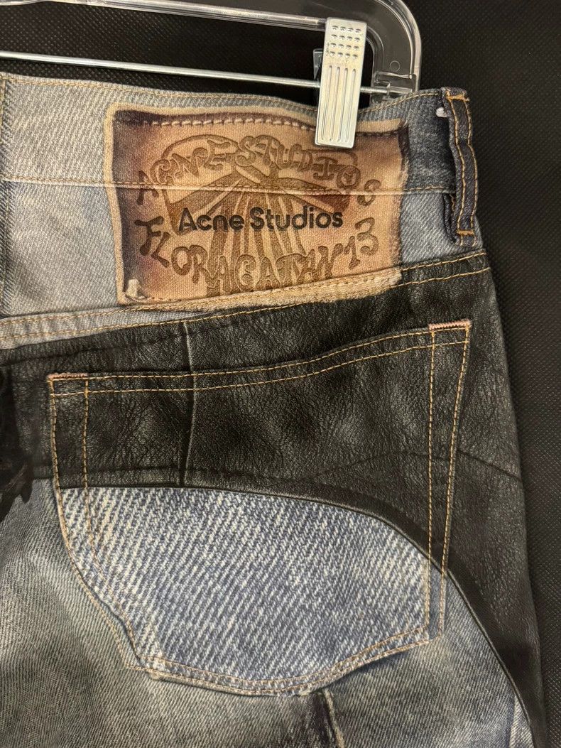 Acne Studios Acne Studios 3D Printed Denim Pants-dmc Size US 34 / EU 50 - 4 Thumbnail