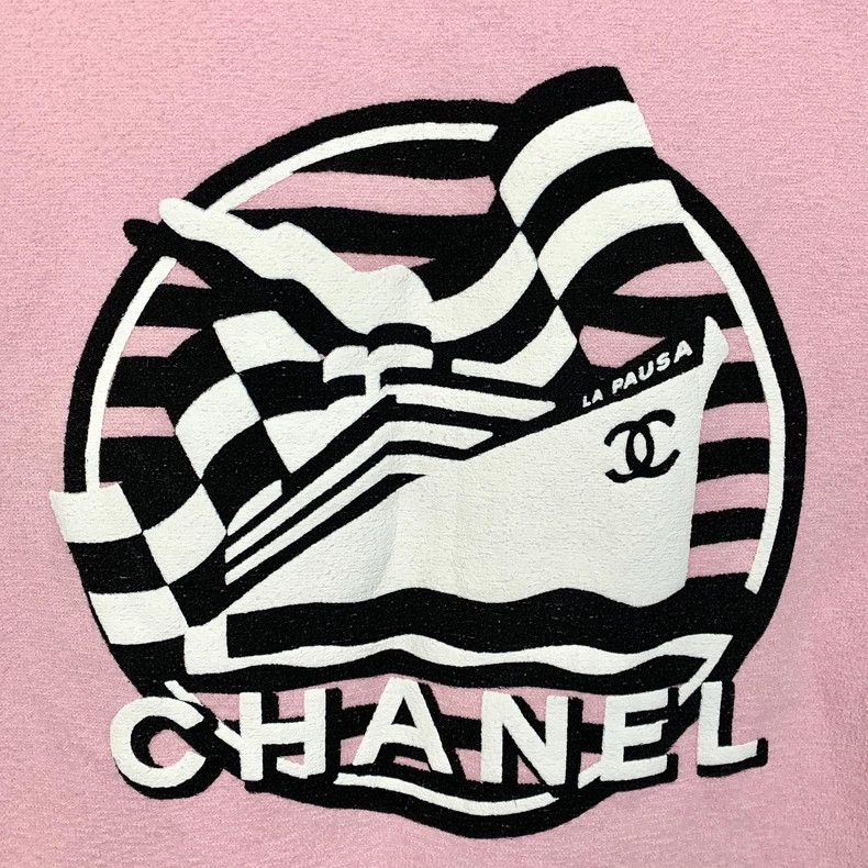 Chanel Pink Chanel Sailboat Print T-Shirt-dmc Size US XXS / EU 40 - 4 Thumbnail
