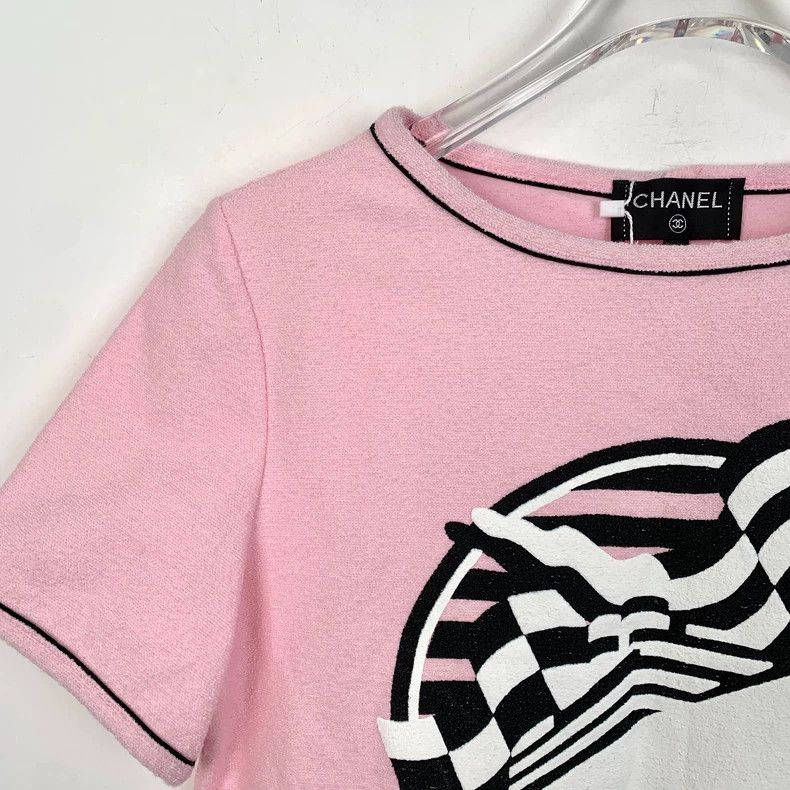 Chanel Pink Chanel Sailboat Print T-Shirt-dmc Size US XXS / EU 40 - 3 Thumbnail