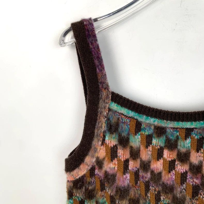 Chanel Colorful Patterned Cashmere Tank Top-dmc Size US S / EU 44-46 / 1 - 3 Thumbnail